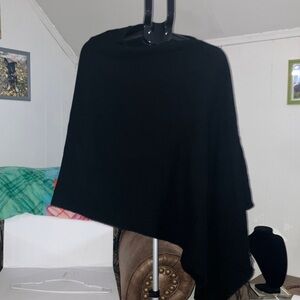 Elegant Black Poncho